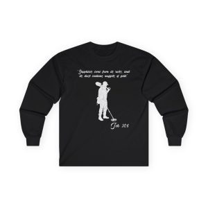 Metal Detectorist Treasure Bible Quote Long Sleeve T-Shirt Gift for prospector best gift treasure hunter gift metal detector religious quote